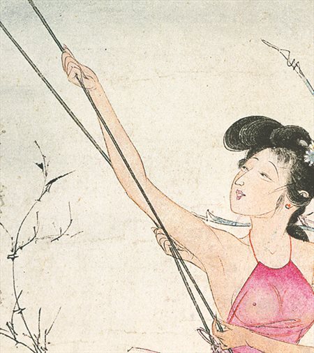 秀峰-胡也佛的仕女画和最知名的金瓶梅秘戏图